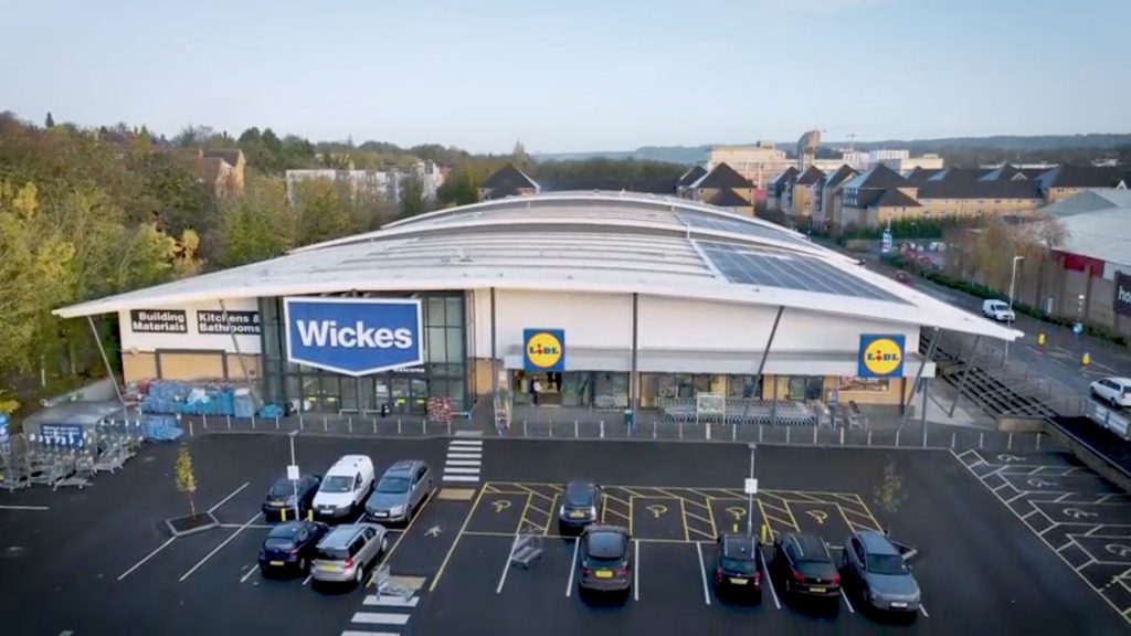 We've worked with Lidl for many years - this is one store we constructed for them