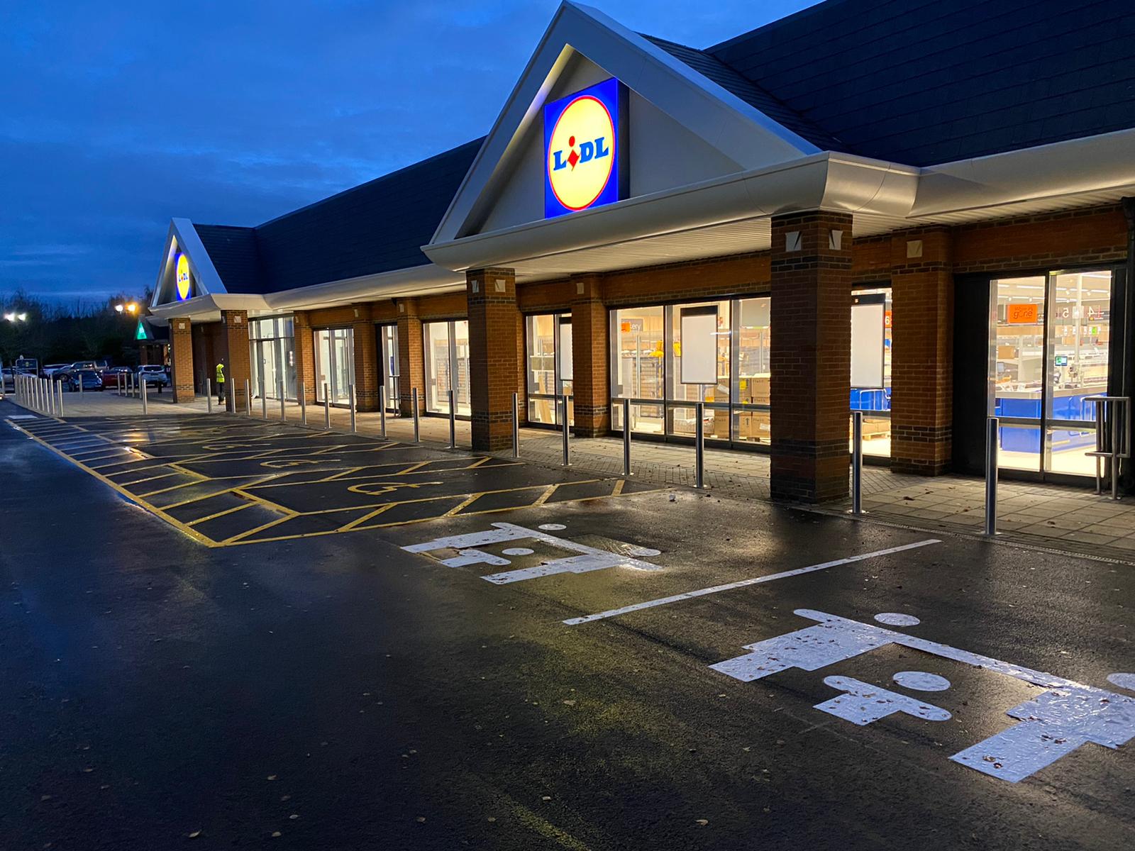 The exterior of the Lidl store in Tadley