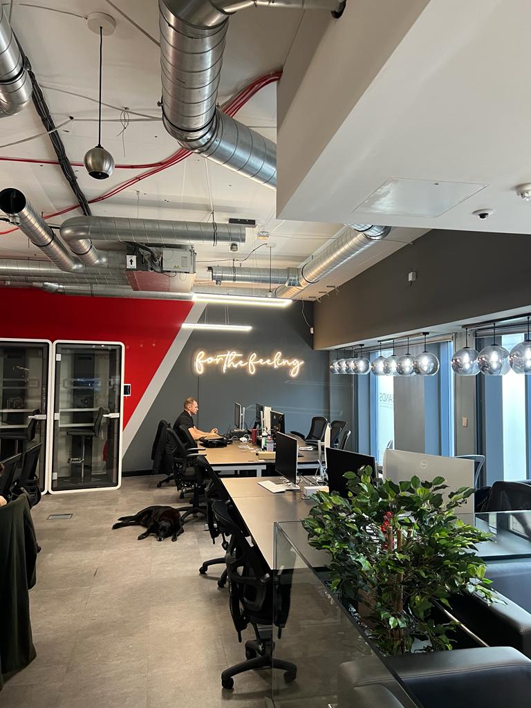 Office space at Lift HQ - fit out by BHR Commercial Construction