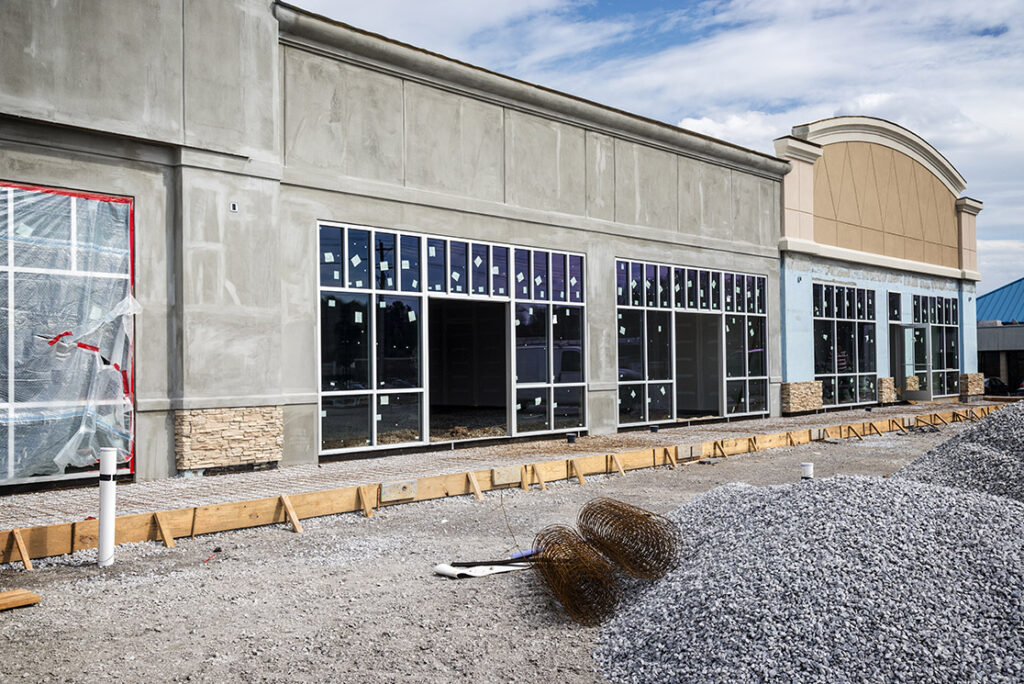 Building a retail unit from the ground up