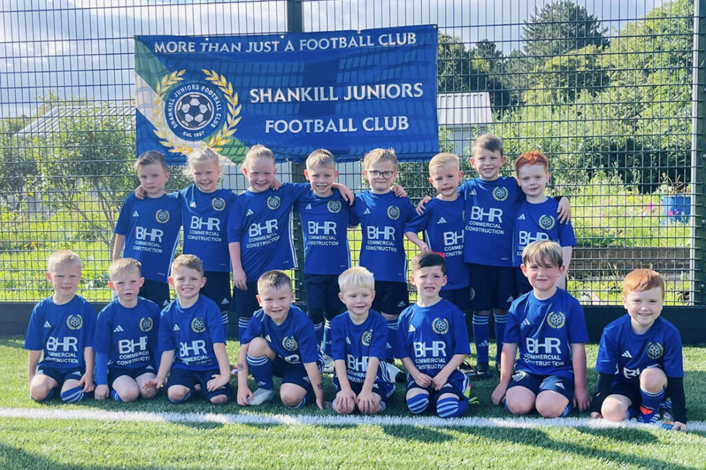 The Shankhill Juniors 2018s whole team