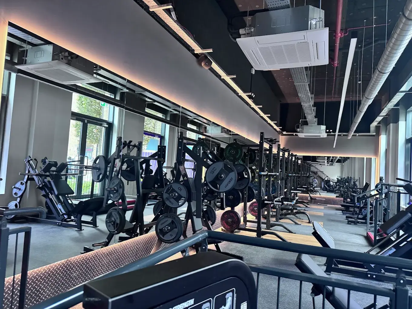 Main gym at Anytime Fitness Woodberry Down